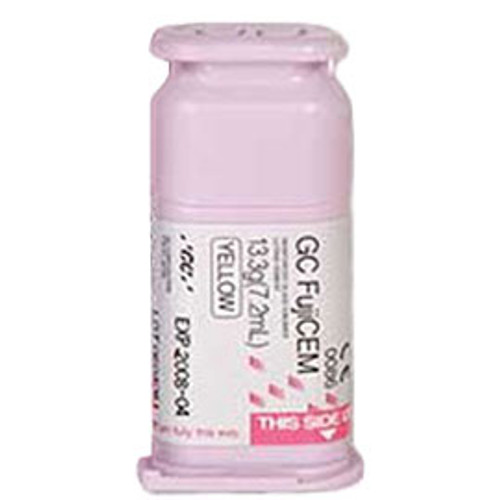 GC FujiCEM Yellow EXPORT PACKAGE, Refill 7.2ml Automix Compatible Cartridge