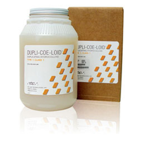 Dupli-Coe-Loid 8 Lb. Jar (1 Gallon volume). Duplicating Hydrocolloid Material