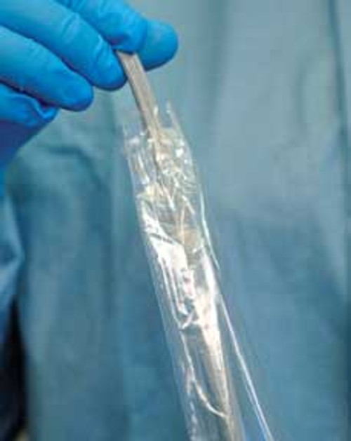 House Brand 2.5' x 10' Clear Air/Water Syringe Sleeve with Pre-Cut Opening. Box