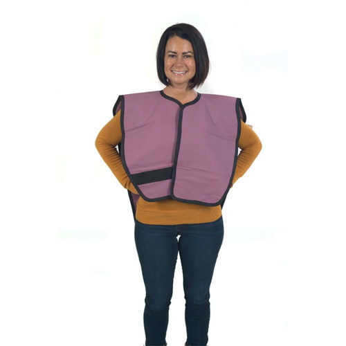 House Brand Adult Lead Apron Panoramic Poncho Mauve Apron