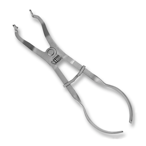 House Brand Ivory Rubber Dam Clamp Forceps with heavy pattern