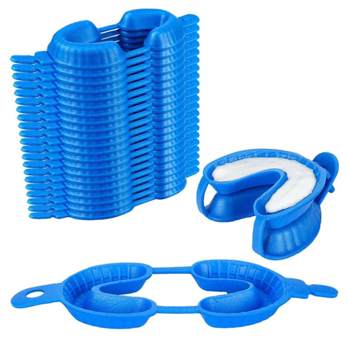 House Brand Disposable Foam Fluoride Trays, Large Size, Dual-Arch, Package