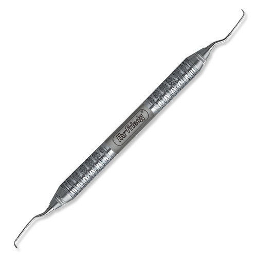 Mini Five #11/12 Gracey curette with #6 Satin Steel Handle