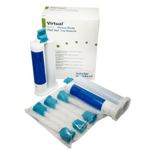 Virtual VPS Impression Material, Mint Scent, Heavy Body Fast Set (Blue)