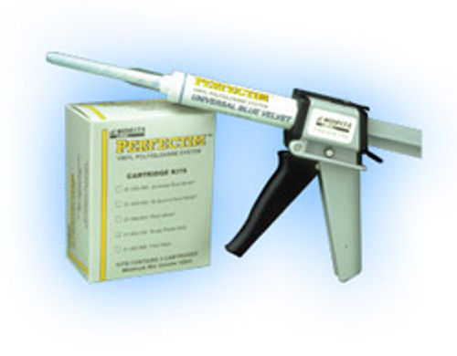 PerfectIM universal blue velvet fast set vinyl polysiloxane cartridge, 3