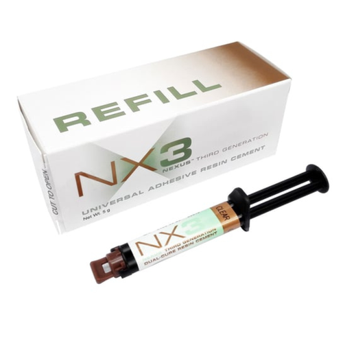 NX3 Try-In Gel Refill - White shade, Universal Permanent Resin Cement, 1 - 3