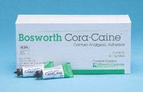 Cora-Caine Topical Anesthetic Denture Pain-Relieving Adhesive Ointment, 16%