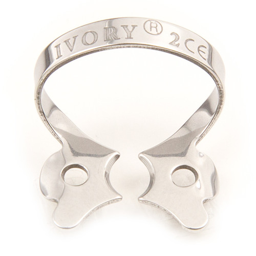 Ivory Clamps #2 Winged Premolars and Upper Incisors Metal Rubber Dam Clamp