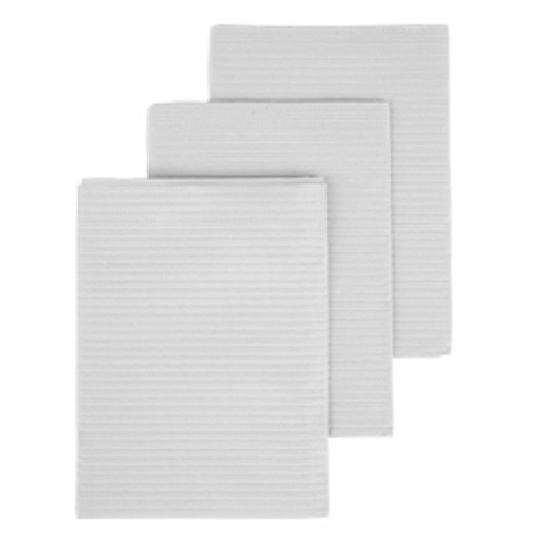 Dry-Back Plus Medicom White plain rectangle (13' x 18') 3 ply Paper/1 ply Poly