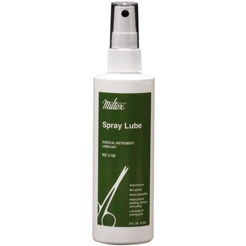 Miltex Spray Lube - Surgical Instrument Lubricant 12 - 8 oz Spray Bottles