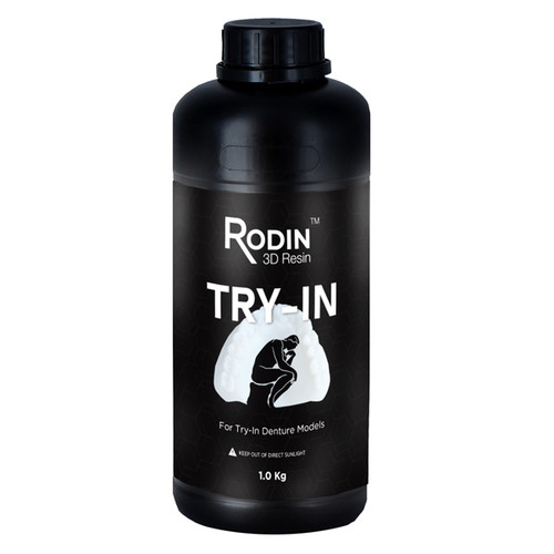 Rodin Try-In 3D Resin, 1kg/Bottle, 1/Pk.