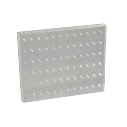 Palmero 72-Hole FG-Type Bur Block, Clear Plexiglass, Holds 72 FG burs