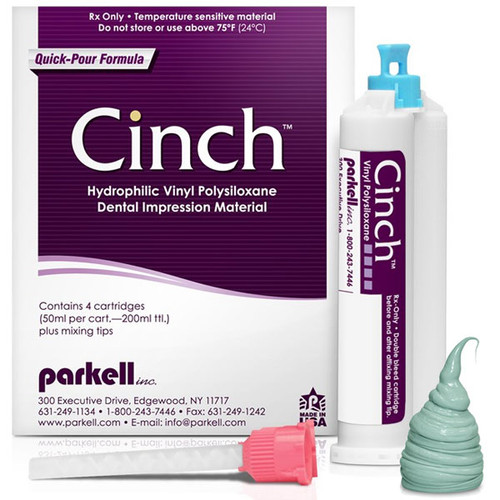 Cinch Heavy Body-Putty Fast Set 90 sec. Package of 4 - 50 ml Split Cartridges