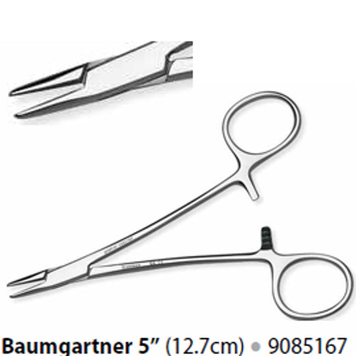 Premier 5' Baumgartner Needle Holder, single holder