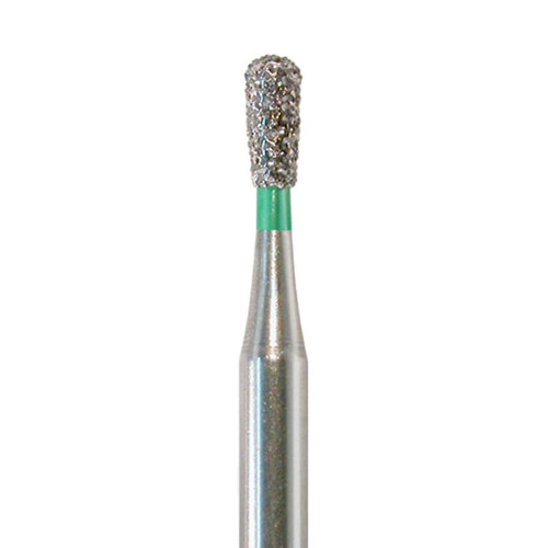 Two Striper FG 799.6.5 Coarse Diamond Bur Round-End Taper. Pack of 5