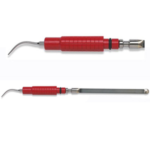 Premier 30K Thin-tip #100 Internal Flow Ultrasonic Insert with Red Resin handle