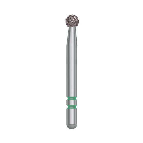 Two Striper FG #125 Coarse Diamond Bur, Round. Pack of 5