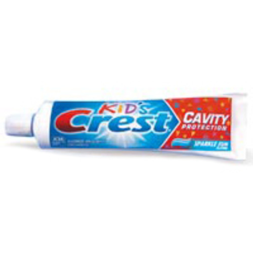 Crest Kid's Cavity Protection Toothpaste, Sparkle Fun, case of 72 x .85 ounce