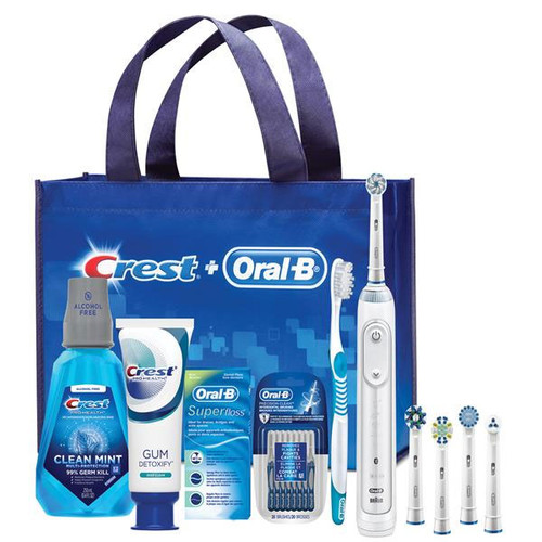 Crest Oral-B Genius Implant Power Toothbrush Bundle 3/Case. Contains: Oral-B