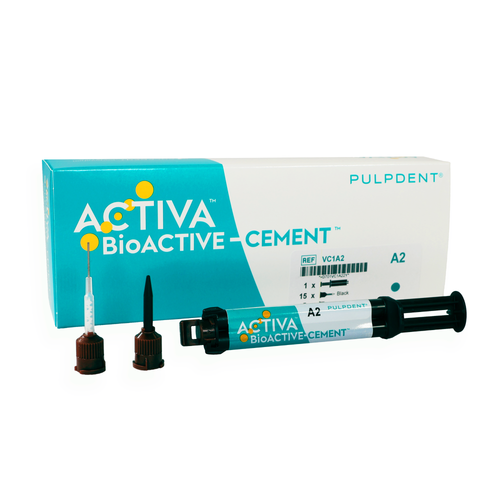 ACTIVA BioACTIVE CEMENT Single Pack: 5mL/7gm syringe A2 Opaque shade, 20