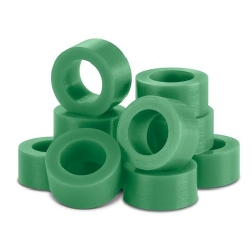 Pulpdent Green Silicone Color Code Instrument Rings 60/Bx. Large size: 7/32' ID