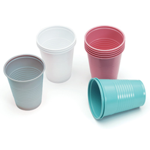 Quala Blue 5 oz. Plastic Cups, Case of 1000