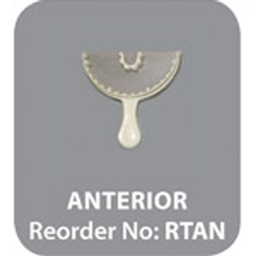 Safe-Dent Anterior bite registration trays, 35/bx. Disposable plastic