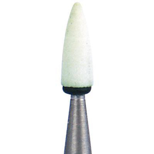 Dura-White FL2 flame CA (contra angle), 12/pk, aluminum oxide finishing stones