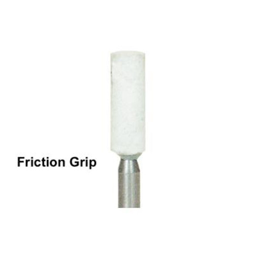 Dura-White CY2 flat end cone FG (friction grip), 12/pk, aluminum oxide