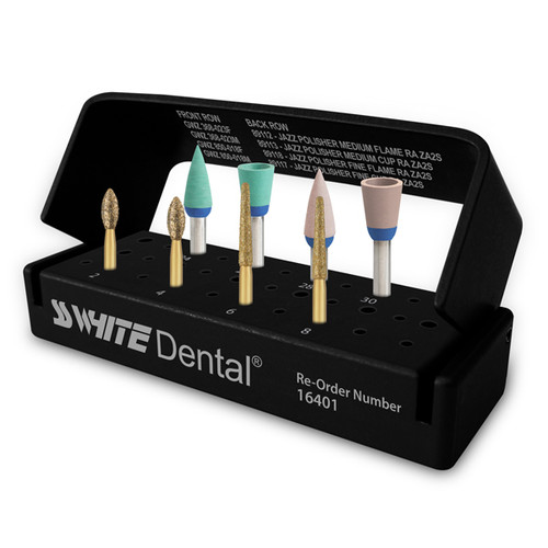Great White Z - Zirconia & LD Adjustment Kit: 8 Assorted GWZ Burs