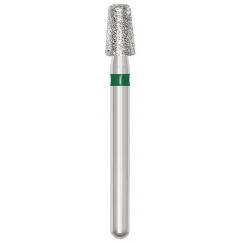 Revelation FG #845KR.026 SS (Short Shank) Coarse Modified Flat End Taper Diamond Bur, 5/Pack.