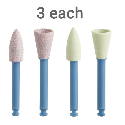 Jazz Polishers P2S Assorted 12 Polisher Kit. Single-use