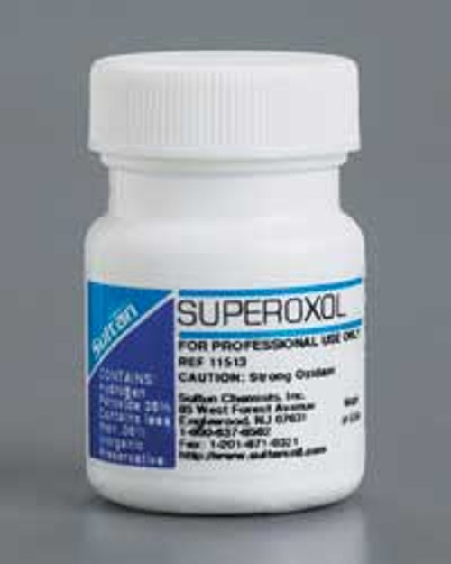 Superoxol chairside bleaching agent, 35% hydrogen peroxide, 1 ounce bottle