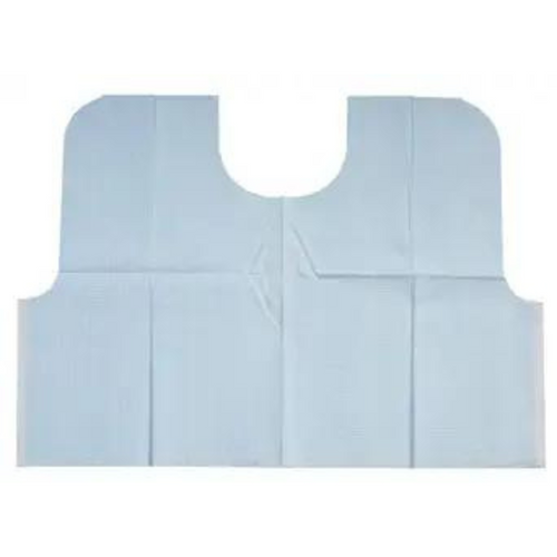Tidi Polybacked Patient Drapes, Blue 29' x 42', 50/Case. Knee-Length