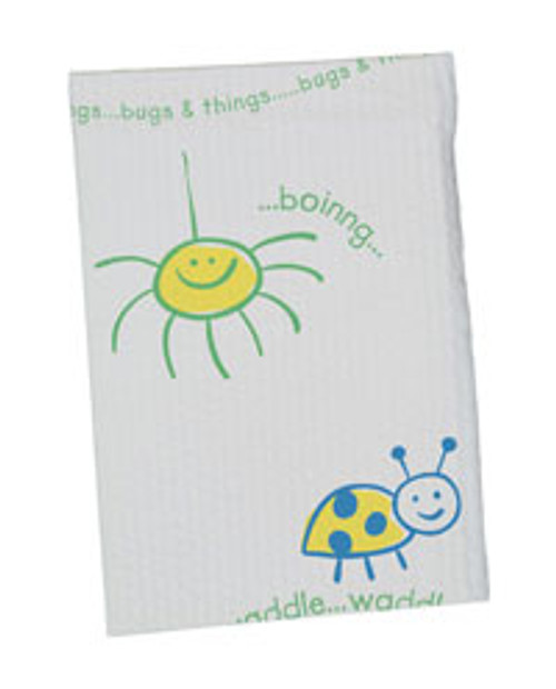 Tidi Choice - Bugs-N-Things Waffle-Embossed Patient Bib (10' x 13') 250/Box