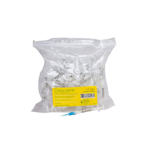 Cetacaine Topical Anesthetic Liquid Cetacaine Delivery Syringes, 50/Pkg