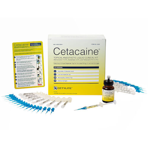 Cetacaine Topical Anesthetic Liquid Topical Anesthetic Liquid Clinical Kit