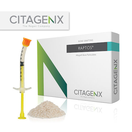 RAPTOS Allograft Granules Cortical/Cancellous, 0.25 cc, Syringe