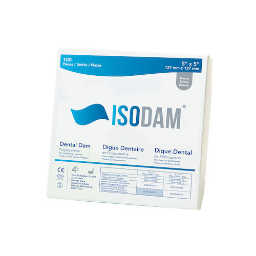 Isodam 5" x 5", Heavy, 100/Box
