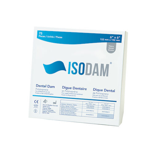 Isodam 6" x 6", Heavy, 75/Box