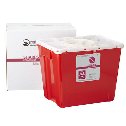 Sharps Recovery Dental Containers 8 Gallon, Each