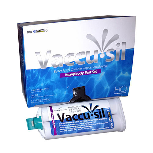 Vaccu-sil Heavy Body, Fast, 50 ml, Cartridge, 4/Box