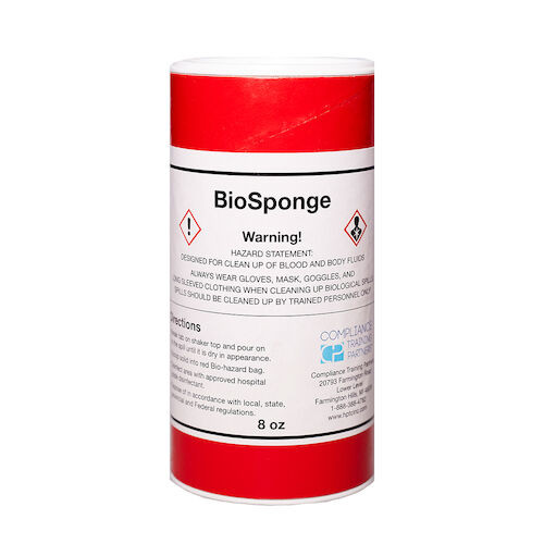 Biological Spill Kit BioSponge Refill, 8 oz.