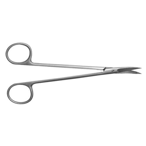 Scissors 6.25" Kelly, Curved w/ 1 Serrated Blade