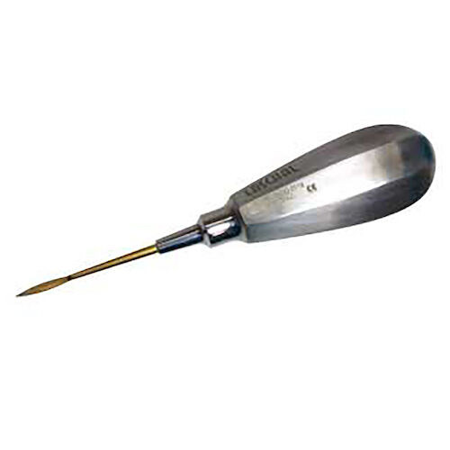 Periotomes #1, Straight, Moderate Flex, Fat Handle