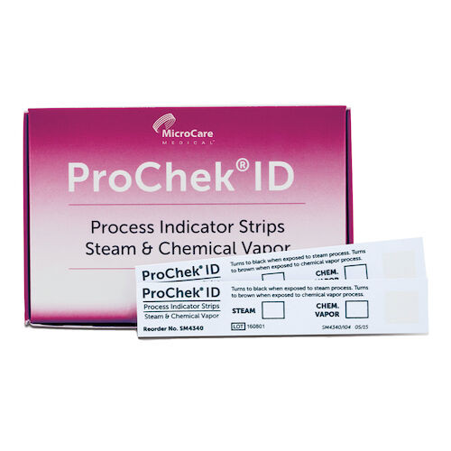 ProChek ID Indicator Strips for Steam and Chemical Vapor Process Indicator Strips, 250/Box