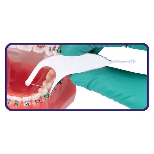 Platypus Orthodontic Flosser Sample Box, 75/Bag