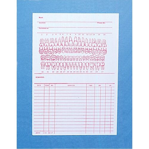 Record Cards 5" x 7" #200, 100/Pkg.