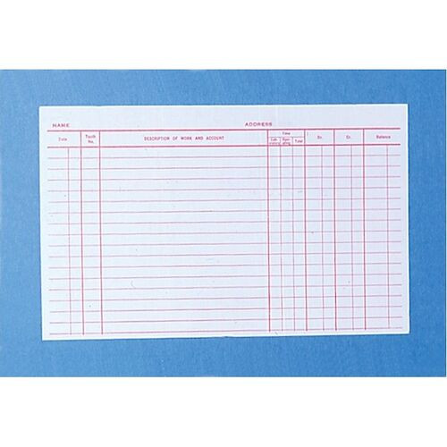 Record Cards 5" x 8" #211C, 100/Pkg.