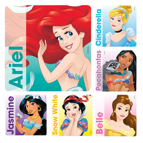 Kids Stickers Classic Disney Princess 100/Box